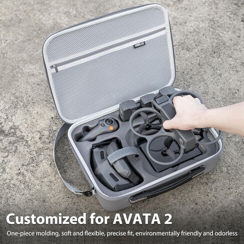 STARTRC Avata 2 Carrying Case Portable Travel Bag for DJI Avata 2 Fly More Combo with Goggles 3,Storage Bag for DJI Avata 2 Accessories RC Motion 3 in Saudi Arabia