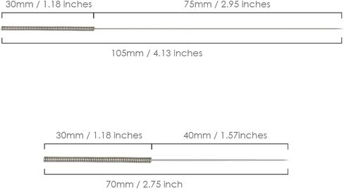 TASTE3D 3D Printer Nozzle Cleaning Needle Kits，10 PCS 0.4mm Stainless Steel Cleaning Needles for 3D Printer AccessoryNeedles Cleaner in Saudi Arabia
