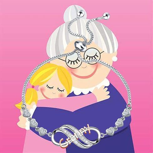 BEKECH Granny Gift Granny Adjustable Bracelet Gift for Granny from Granddaughter Grandson Granny Birthday Gift Mother’s Day Gift for Granny Nana in Saudi Arabia