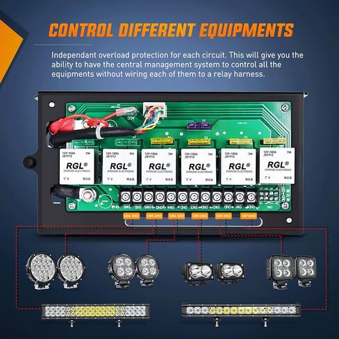 Nilight A-Pillar Switch Pod 12V Left Driver Side A Pillar Rocker Switch Panel with Backlit Label Stickers Pre-Wired On Off 4 Color Toggle Switches for Jeep Wrangler JK JKU 2011-2018, 2 Yeas Warranty in Saudi Arabia