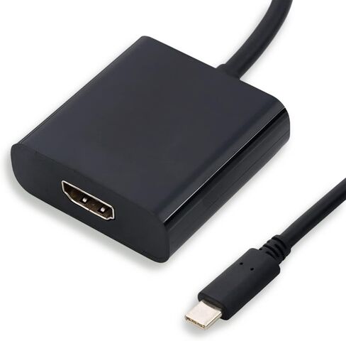 SatelliteSale USB Type C إلى Female USB 3.0/VGA/USB-C محول متعدد المنافذ بسرعة 5 جيجابت في الثانية 1080 بكسل PVC أسود in Saudi Arabia