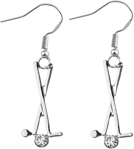 Sportybella - Golf Earrings, Women's Golf Jewelry, Gift For Females Golfers, Golf Club Earrings for Women, Golf Gifts in Saudi Arabia
