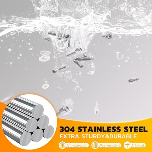 Screwish 916pcs Nuts and Bolts Assortment Kit,304 Stainless Steel Metric Bolts and Nuts Kit-Hex Socket Head Cap Screws with Nuts,Lock&Flat Washer Set(M3 M4 M5 M6) in Saudi Arabia
