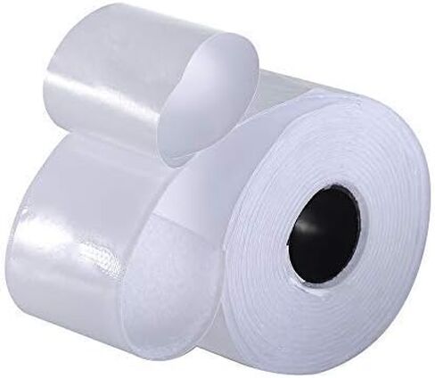 BQS عرض 2 بوصة خطاف لاصق ذاتي وحلقة تثبيت شريط خلفي لاصق طول 10 بوصة (أسود) in Kuwait