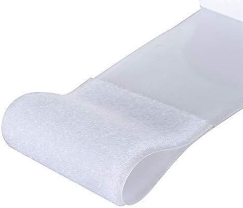 BQS عرض 2 بوصة خطاف لاصق ذاتي وحلقة تثبيت شريط خلفي لاصق طول 10 بوصة (أسود) in Kuwait