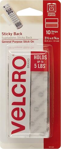 VELCRO Brand 90162 Craft Supplies, 10Pk, Strips 10 Count in Kuwait