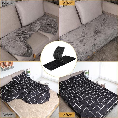 شرائط ربط وحلقة Lekou مع لاصق، أسود 2 × 4 بوصة - 24 مجموعة من شريط لاصق وحلقة لاصقة، شرائط لاصقة شديدة التحمل، شريط تثبيت لاصق قابل لإعادة الإغلاق على الوجهين in Kuwait