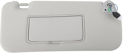 بديل واقي الشمس من الجانب الأيسر للسائق لسيارة 2009 2010 2011 2012 2013 2014 Nissan Murano، 96401-1AA1B، رمادي مع مرآة فانيتي in Kuwait