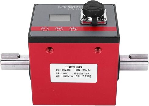 Dynamic Torsion Sensor, DC24V 30N.M Motor Torsion Speed Power Measuring Meter,with Display,for Torque Speed Power Tester in Saudi Arabia