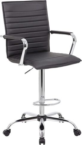 مقعد رسم من Boss Office Products، رمادي، 26.5 بوصة عمق × 23 بوصة عرض × 53.5 بوصة ارتفاع in Kuwait