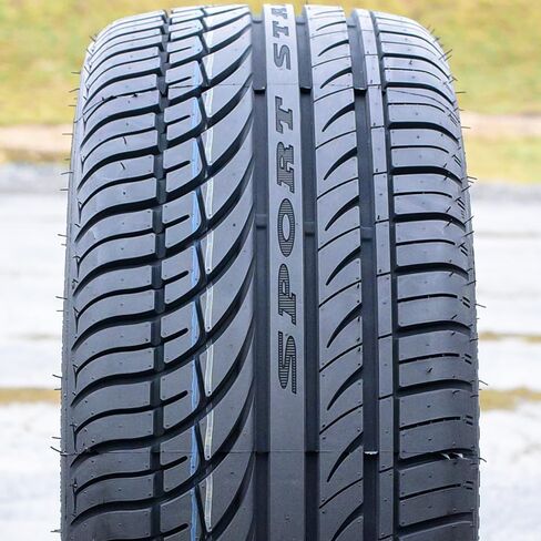 مجموعة من 4 (أربعة) إطارات Fullway HP108 لسيارات الركاب عالية الأداء لجميع المواسم - 245/40R20 245/40ZR20 245/40/20 245/40-20 99W نطاق التحميل XL 4-Ply BSW جدار جانبي أسود UTQG 380AA in Kuwait