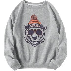 SOLY HUX Women's Plus Size Graphic Sweatshirt Crewneck Long Sleeve Drop Shoulder Casual Pullover Tops in Saudi Arabia