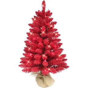 بوليو انترناشيونال 3 شجرة حمراء صناعية مضاءة مسبقًا in Kuwait