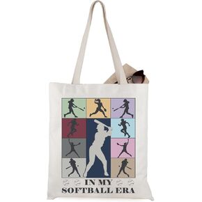 WCGXKO Softball Girls Gift Softball Player Sports Bag Casual Tote Bag in Saudi Arabia