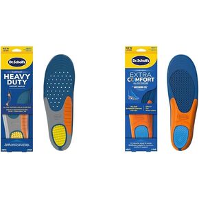 Dr. Scholl's Heavy Duty Support Insole Orthotics & Dr. Scholl’s Extra Support Insoles Superior Shock Absorption and Reinforced Arch Support for Big & Tall Men to Reduce Muscle Fatigue in Saudi Arabia