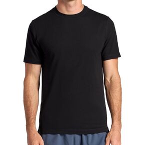 Gaiam Mens Zen Vent Short Sleeve Crewneck T-Shirt, Standard Fit, Stretch Midweight Material in Kuwait