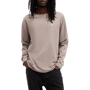 AllSaints Men's Rowe Ls Contrast Cre in Saudi Arabia