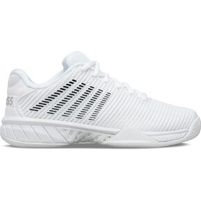 K-Swiss Women's Hypercourt Express 2 حذاء تنس (بيضاء/بتلة أوركيد/نيون الحريق) in Kuwait