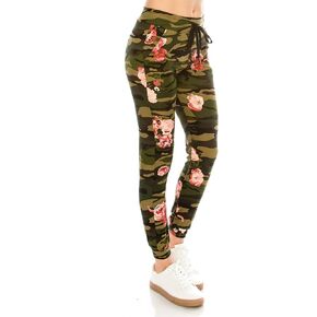 ALWAYS Women Drawstrings Jogger Sweatpants - Super Light Skinny Camo Soft Pockets Pants US M (Tag L/XL) in Saudi Arabia