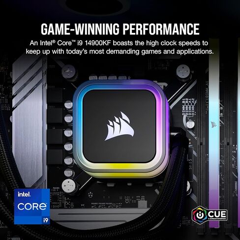 Corsair Vengeance i7500 Gaming PC – Liquid Cooled Intel Core i7-14700KF CPU – NVIDIA GeForce RTX 5070 GPU – 32GB Vengeance RGB DDR5 Memory – 1TB M.2 SSD – Black in Saudi Arabia