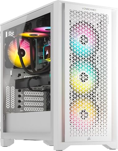 Corsair Vengeance i7500 Gaming PC – Liquid Cooled Intel Core i7-14700KF CPU – NVIDIA GeForce RTX 5070 GPU – 32GB Vengeance RGB DDR5 Memory – 1TB M.2 SSD – Black in Saudi Arabia