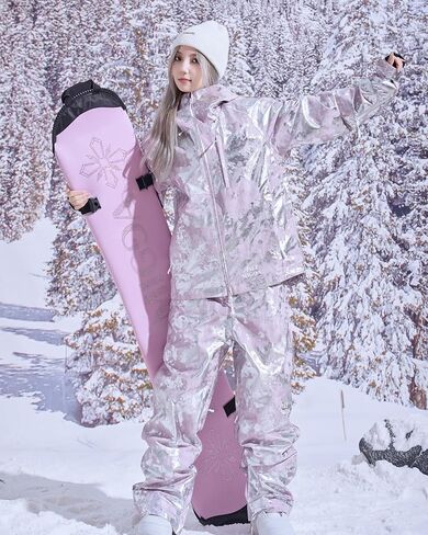 ISEE MIGGA Snow Suits Women Ski Jacket وسروال مجموعة مقاومة للماء للتزلج على الجليد الرياضات الشتوية in Kuwait