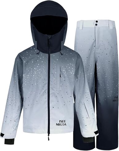 ISEE MIGGA Snow Suits Women Ski Jacket وسروال مجموعة مقاومة للماء للتزلج على الجليد الرياضات الشتوية in Kuwait