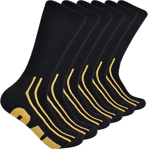 CAT Men's 6-Pack Half Cushioned Crew Socks in Saudi Arabia