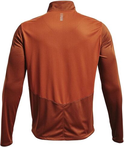 Under Armour Men's Speed Stride 2.0 1/2 Zip Fitted Orange Long-Sleeve T-Shirt (L) in Saudi Arabia