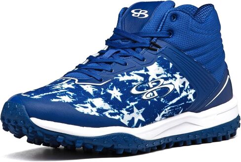 حذاء Boombah Viper الرجالي USA Shooting Stars Turf Mid - خيارات ألوان متعددة - مقاسات متعددة in Saudi Arabia