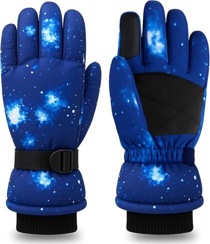Cutiland Valentines Kids Skiing Gloves,Valentines Day Gift Ski Glove for Boys Girls,Children Winter Snow Gloves 5yrs-9yrs, 9yrs-15 yrs,Waterproof Winter Warm Glove for Outdoor Activities in Saudi Arabia