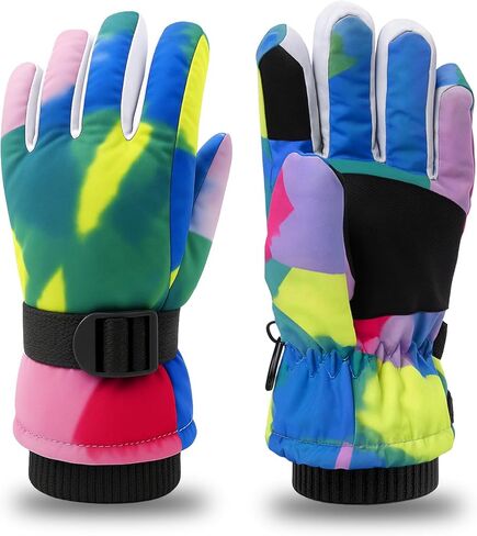Cutiland Valentines Kids Skiing Gloves,Valentines Day Gift Ski Glove for Boys Girls,Children Winter Snow Gloves 5yrs-9yrs, 9yrs-15 yrs,Waterproof Winter Warm Glove for Outdoor Activities in Saudi Arabia
