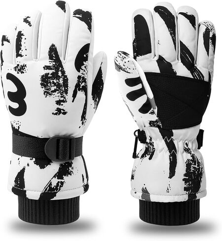 Cutiland Valentines Kids Skiing Gloves,Valentines Day Gift Ski Glove for Boys Girls,Children Winter Snow Gloves 5yrs-9yrs, 9yrs-15 yrs,Waterproof Winter Warm Glove for Outdoor Activities in Saudi Arabia