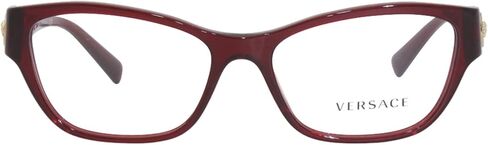 Versace VE3288-388 Eyeglass Fram TRANSPARENT RED W/DEMO LENS 54MM in Saudi Arabia