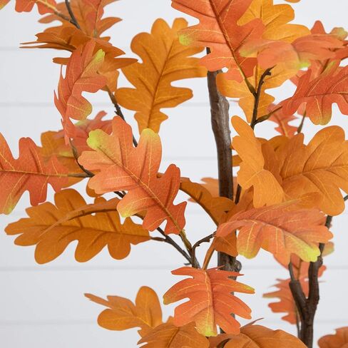 Nearly Natural 4ft Artificial Autumn Oak Tree - Harvest Season Decor - Indoor Fall Foliage Display in Saudi Arabia