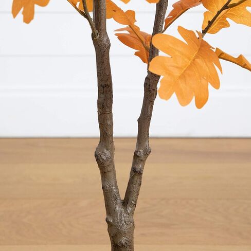 Nearly Natural 4ft Artificial Autumn Oak Tree - Harvest Season Decor - Indoor Fall Foliage Display in Saudi Arabia