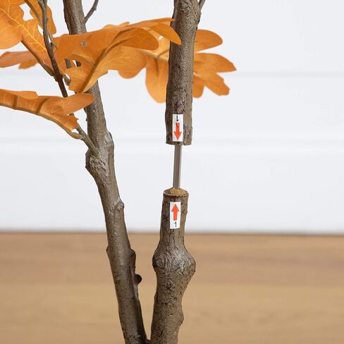 Nearly Natural 4ft Artificial Autumn Oak Tree - Harvest Season Decor - Indoor Fall Foliage Display in Saudi Arabia