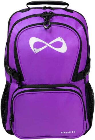 Nfinity Classic Cheer Backpack For Cheerleading - Backpack With Detachable Purse and Laptop Sleeve - Lightweight Backpack for Travelling - Sports Backpack for Cheerleaders (Royal Blue) in Kuwait