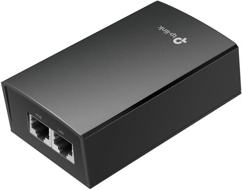 TP-LINK TL-PI4818G 48V/18W DC POE Countern | محول جيجابت بو | التوصيل والتشغيل | ما يصل إلى 100 متر (325 قدم) | سطح المكتب/الجدار | UL معتمد in Kuwait