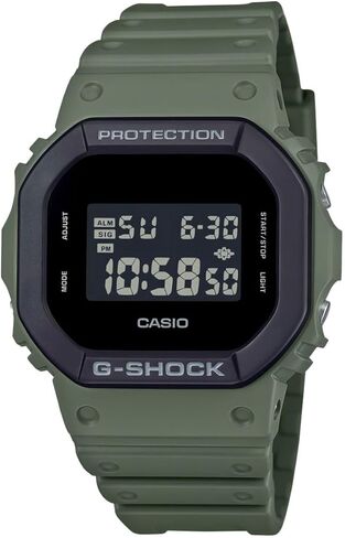 Casio DW5610UU-3 Men's Classic Urban Utility Green Resin Band Alarm Chronograph G Shock Watch in Saudi Arabia