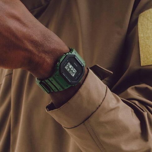 Casio DW5610UU-3 Men's Classic Urban Utility Green Resin Band Alarm Chronograph G Shock Watch in Saudi Arabia
