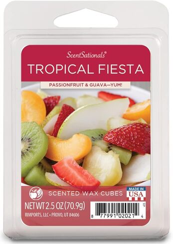 Scentsationals 2.5 oz Tropical Fiesta Fragrant 6 Scented Cube Wax Melts in Saudi Arabia