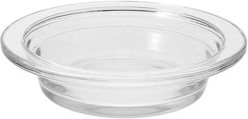 طبق تسخين الشمع البديل من CLKONKA - طبق زجاجي متين لإذابة الشمع - يناسب معظم أجهزة تسخين الشمع - شكل دائري (قطعة واحدة/4.69 بوصة) in Kuwait