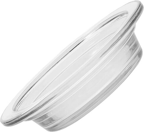 طبق تسخين الشمع البديل من CLKONKA - طبق زجاجي متين لإذابة الشمع - يناسب معظم أجهزة تسخين الشمع - شكل دائري (قطعة واحدة/4.69 بوصة) in Kuwait