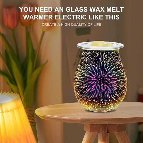 طبق تسخين الشمع البديل من CLKONKA - طبق زجاجي متين لإذابة الشمع - يناسب معظم أجهزة تسخين الشمع - شكل دائري (قطعة واحدة/4.69 بوصة) in Kuwait