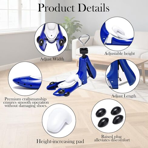 Repacego Upgrade 4Way Shoe & Boot Stretcher For Men & Women - Adjustable Width, Length & Highth, 1Pcs in Saudi Arabia