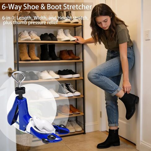 Repacego Upgrade 4Way Shoe & Boot Stretcher For Men & Women - Adjustable Width, Length & Highth, 1Pcs in Saudi Arabia