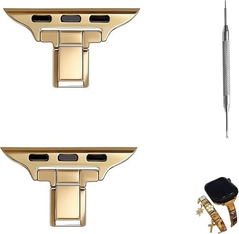 شاهد موصلات الشريط المتوافقة مع مرفق رابط Apple Watch STRAP ADAPTER لـ IWATCH in Kuwait