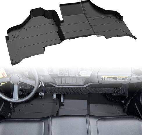 SAUTVS TPE Front Floor Mats for Polaris Ranger XD 1500 / Crew 2024 2025, Front Row Floor Liners All Weather Protection Slush Mats for Polaris Ranger 1500 XD All Models 2024 2025 Accessories in Kuwait