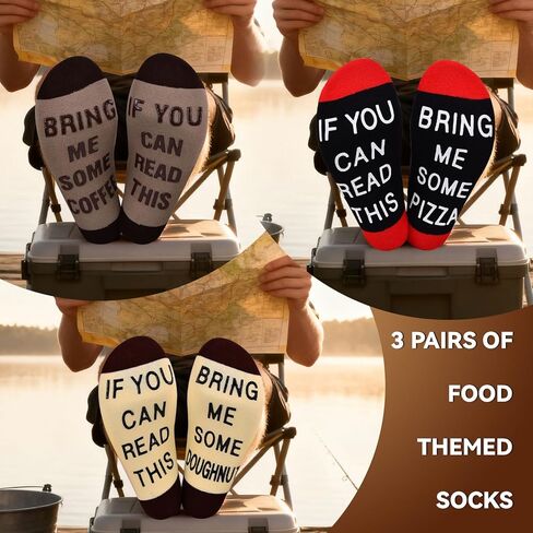 Viwnrxta Funny Food Socks for Man and Woman,6 Pcs Food Lovers Fun Cozy Crazy Novelty Fashion Cotton Socks in Saudi Arabia